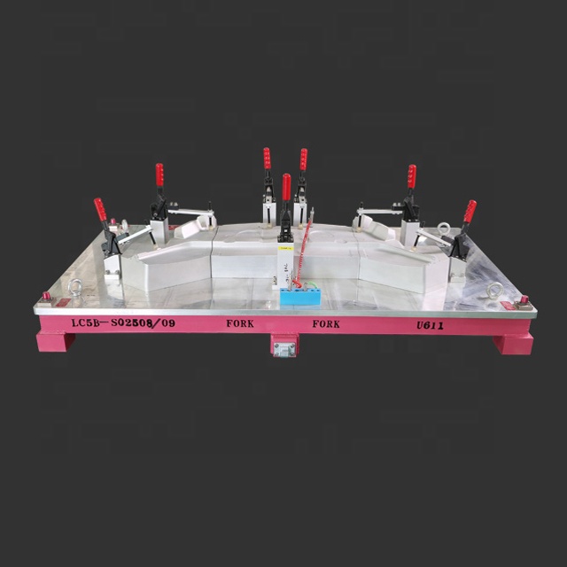 Factory CNC Machining Service CNC 5 Axis Milling Machine Aluminium Parts of Car Jigs and Checking Fixture Customized Wellcome