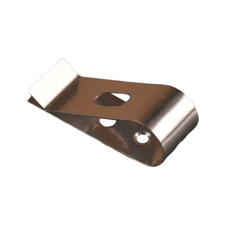 Customized Nickel Plated Brass Lamp Clips Sheet Metal Stamping Parts
