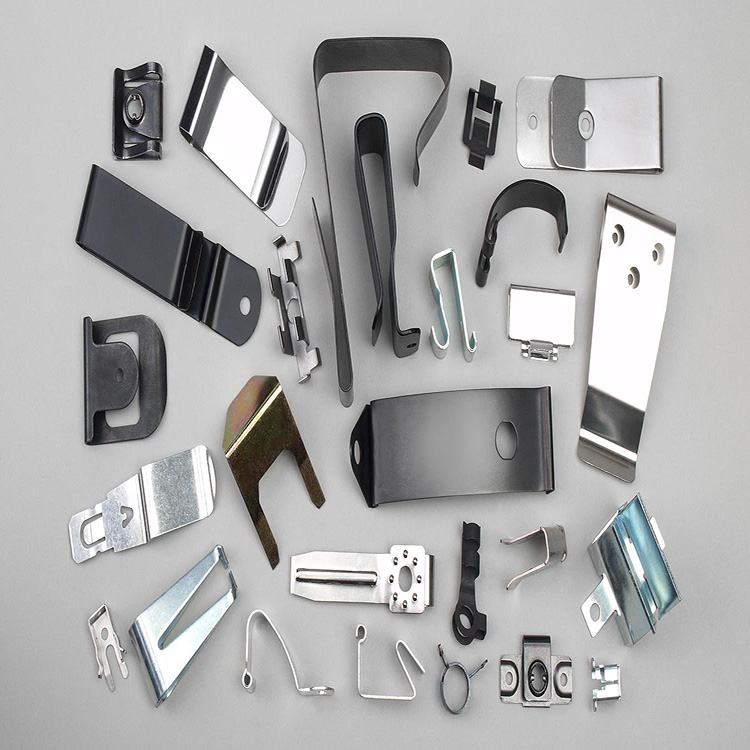 Customized Nickel Plated Brass Lamp Clips Sheet Metal Stamping Parts